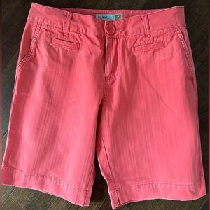 WOMENS OLD NAVY ORANGE BERMUDA SHORTS SIZE 4